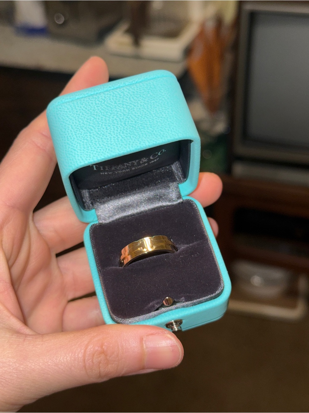 Tiffany Co wide band